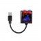 USB Car Roof Light Projector with Music Sync Mode- (Dual Color Projection) 3 Projection Modes 