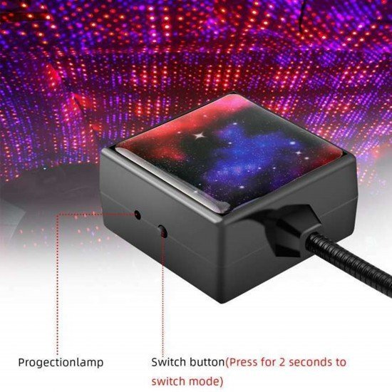 USB Car Roof Light Projector with Music Sync Mode- (Dual Color Projection) 3 Projection Modes USB Car Roof Light Projector with Music Sync Mode- (Dual Color Projection) 3 Projection Modes