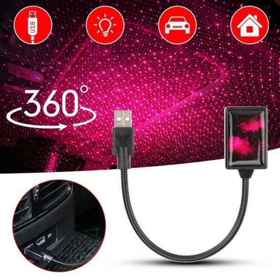 USB Car Roof Light Projector with Music Sync Mode- ( Single Color Projection) 3 Projection Modes USB Car Roof Light Projector with Music Sync Mode- ( Single Color Projection) 3 Projection Modes