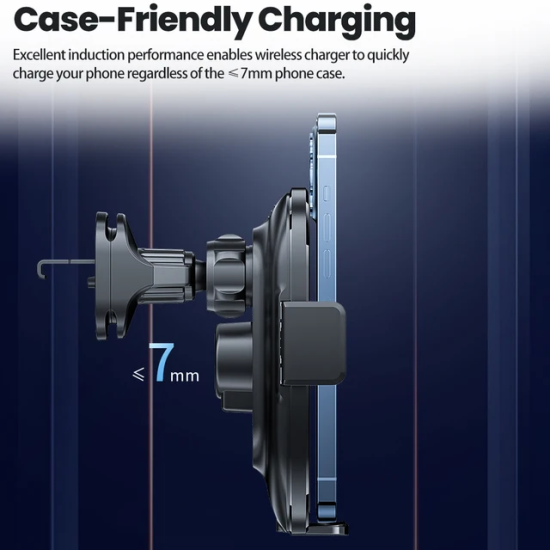 15W Car Wireless Fast Charger with Auto Clamping 15W Car Wireless Fast Charger with Auto Clamping