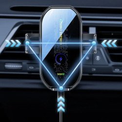15W Car Wireless Fast Charger with Auto Clamping 15W Car Wireless Fast Charger with Auto Clamping